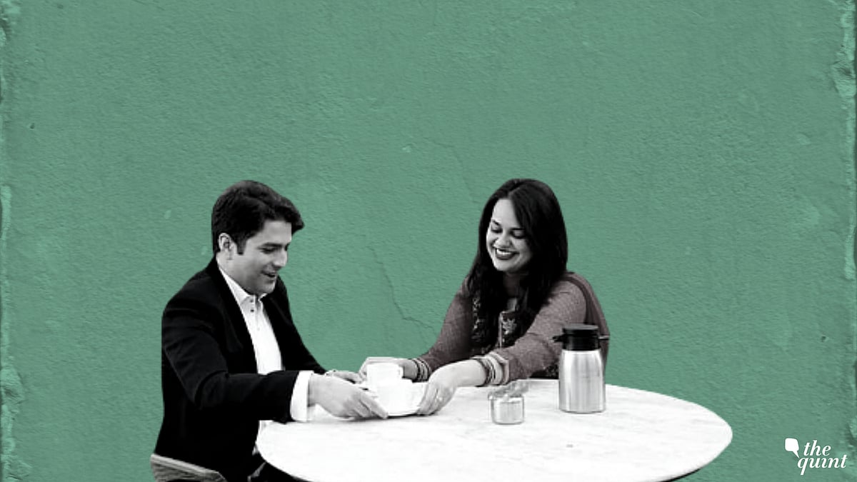 IAS officers Athar Khan (left) and Tina Dabi (right).