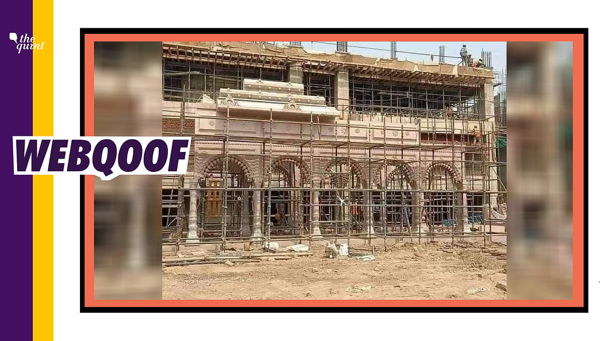Images of Varanasi’s Kashi Vishwanath temple have been falsely shared as the ‘first look’ of Ram Mandir in Ayodhya.