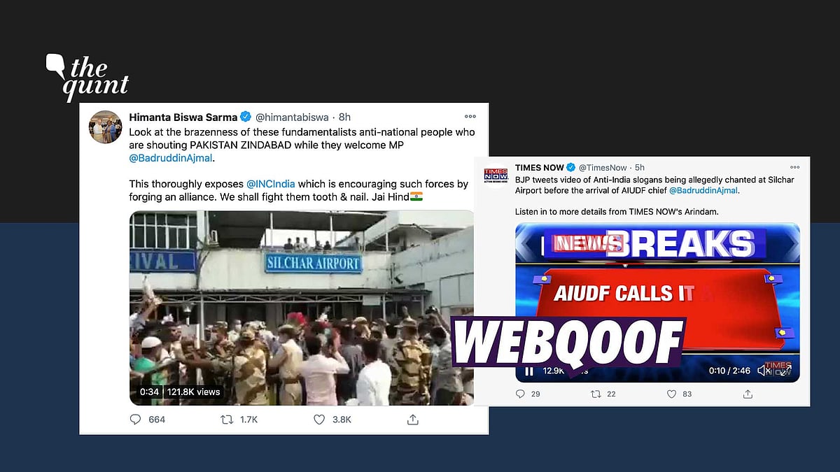 BJP leaders claimed “Pakistan <i>Zindabad</i>” slogans were raised in Assam.