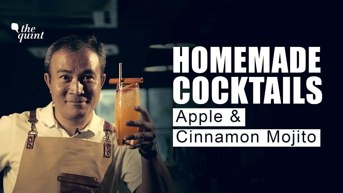 Yangdup Lama shows how to make Apple and Cinnamon Mojito.