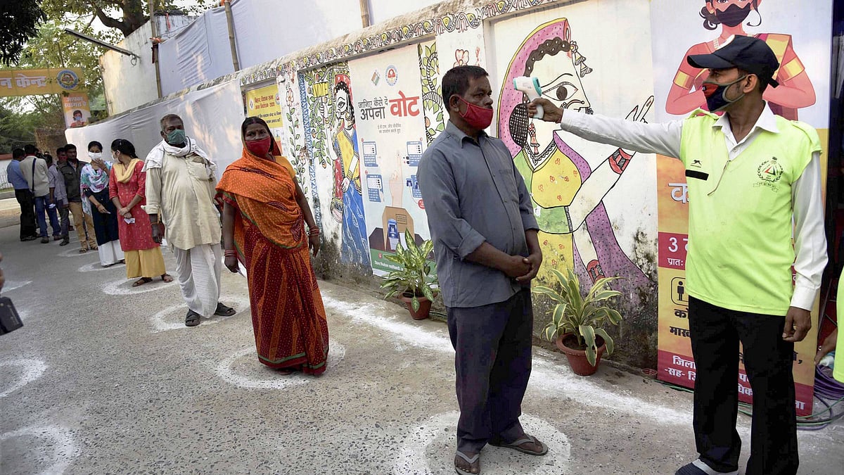 The EC had increased the number of polling booths to almost double to maintain physical distancing and other protocols. 