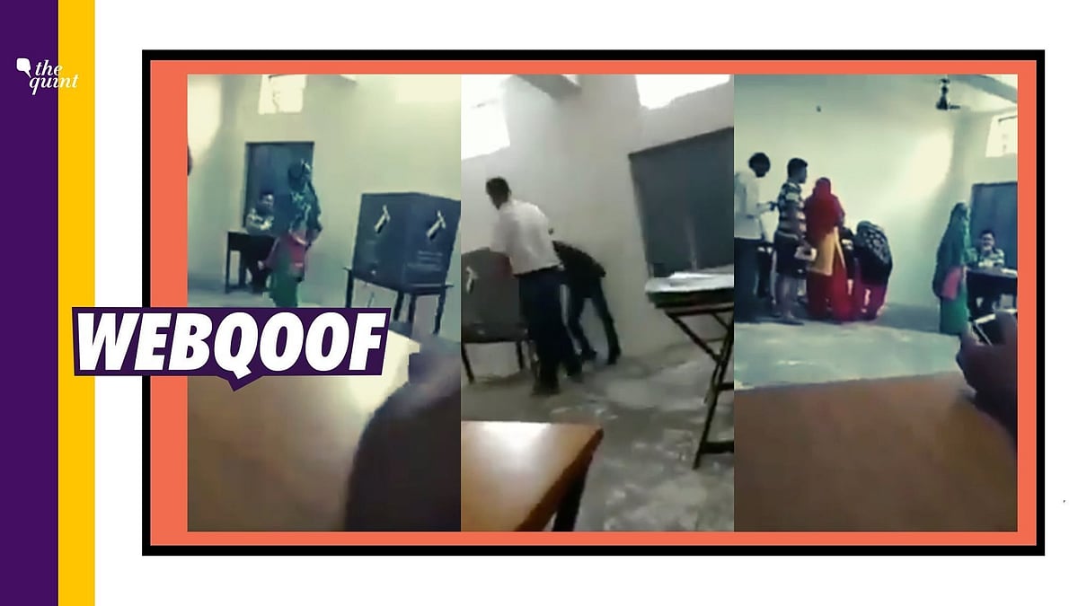 The video is actually from the 2019 Lok Sabha Elections.