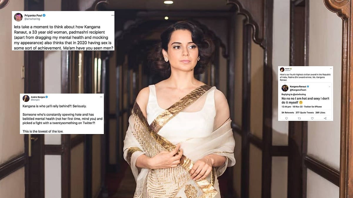 Kangana Ranaut called out for her remarks on mental health.