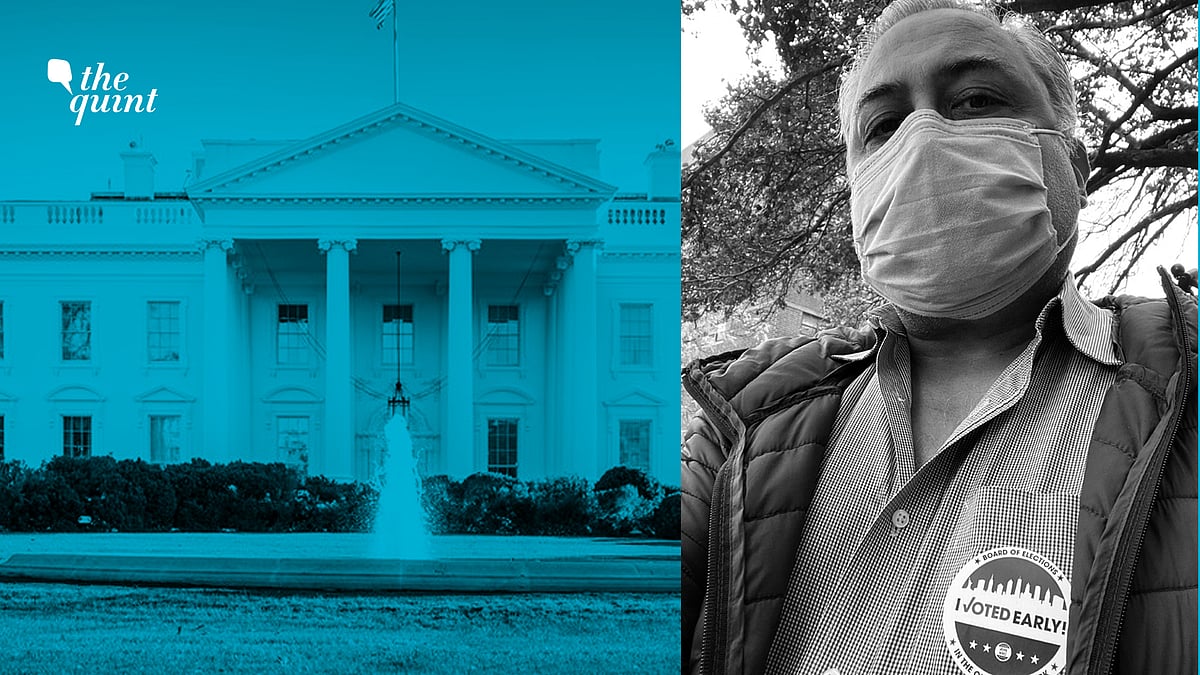 Photo of the White House and the author of the piece, Aseem Chhabra, used for representational purposes.