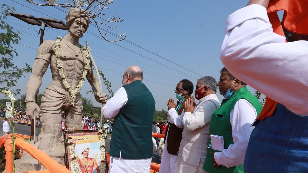 Union Home Minister Amit Shah at Bankura, Bengal.