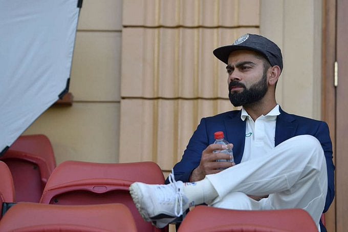 File image of Virat Kohli from India’s tour of Australia in 2018.