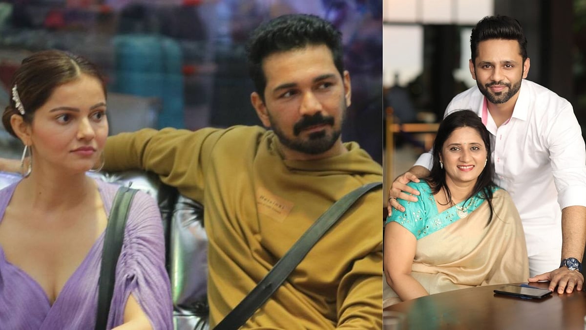 Rahul Vaidya's mother on Rubina and Abhinav.