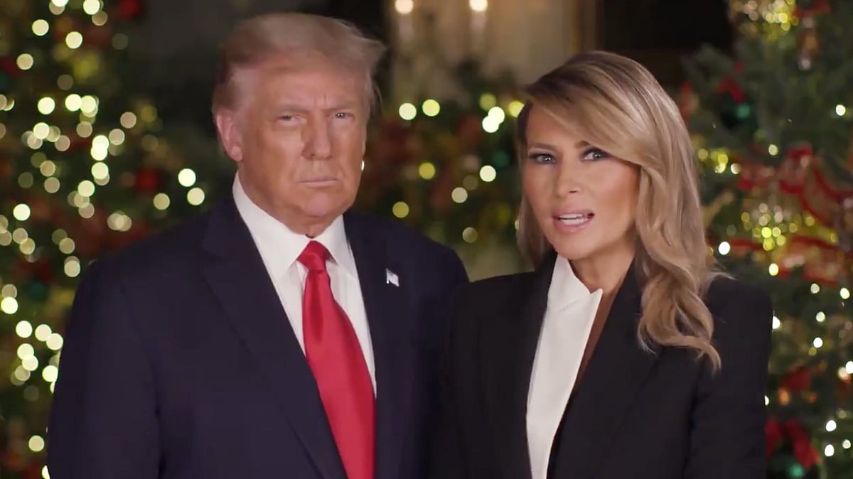 President Donald Trump and first lady Melania Trump.