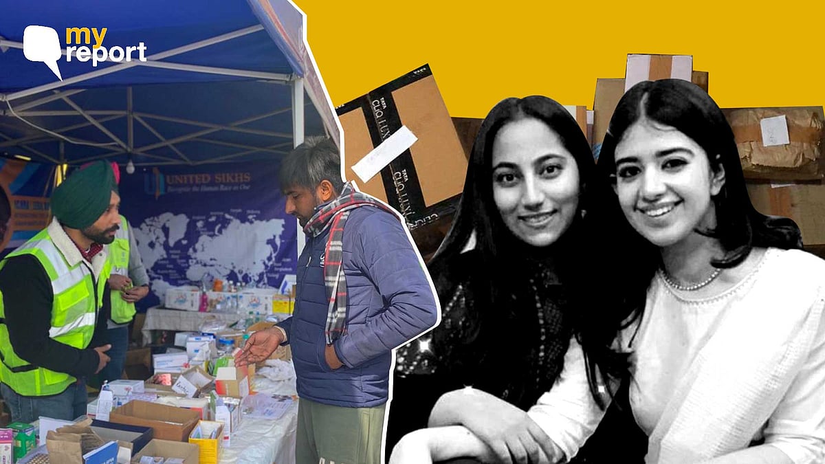Gursahiba Gill and Gurpreet Bhatti have been providing medical aid to protesting farmers.
