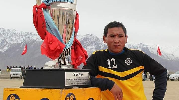 31-year-old Skalzang Dorjey Kalyan has become the first cricketer from Ladakh to be selected to play for Jammu &amp; Kashmir.