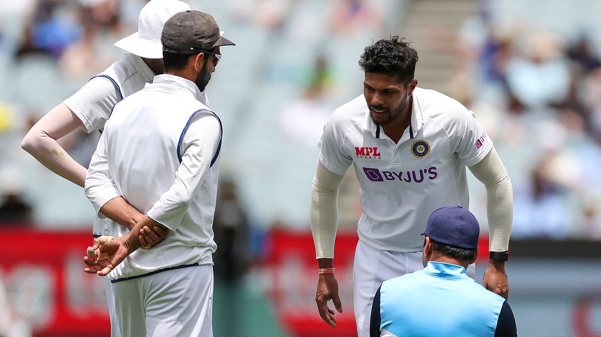 Umesh Yadav suffered a calf injury on Day 3 of the Boxing Day Test in Melbourne. 
