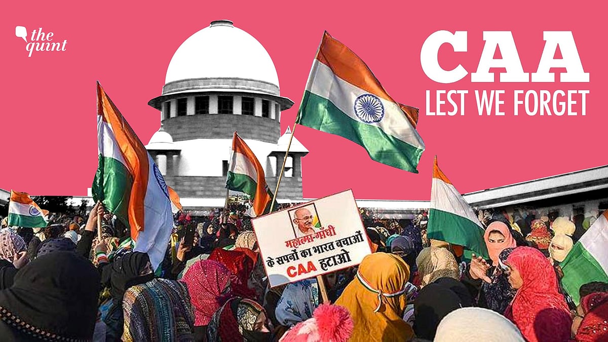 The Supreme Court has failed to list the CAA petitions since January 2020, contravening its own order.