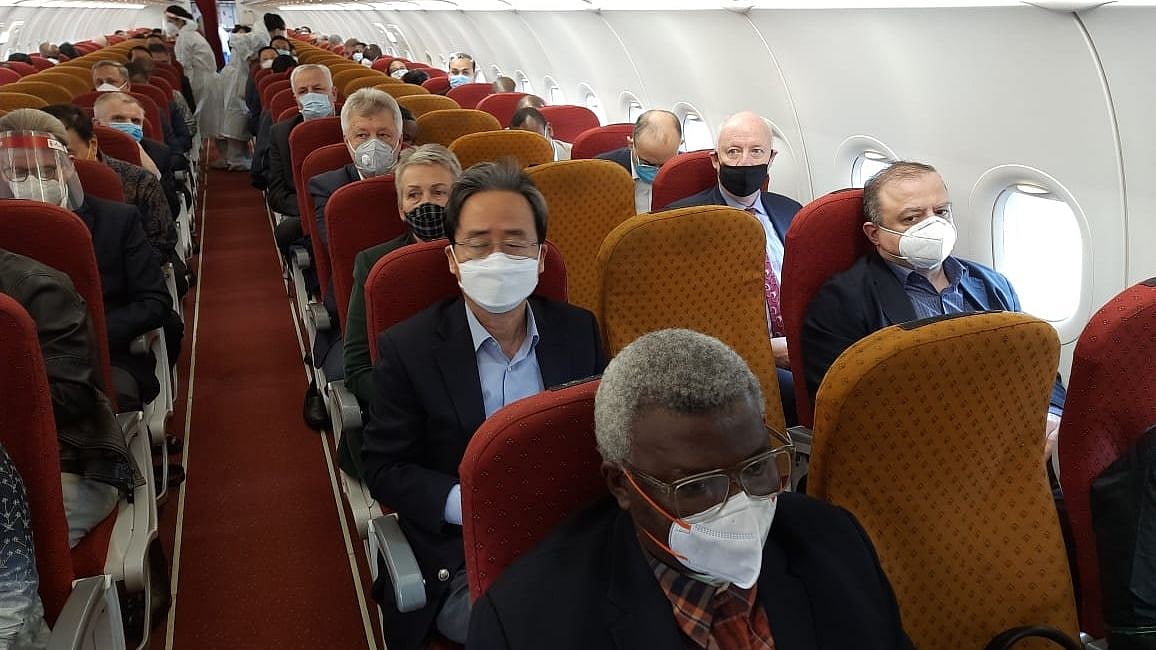 64 Heads of Missions from various countries reached Hyderabad on Wednesday, 9 December.