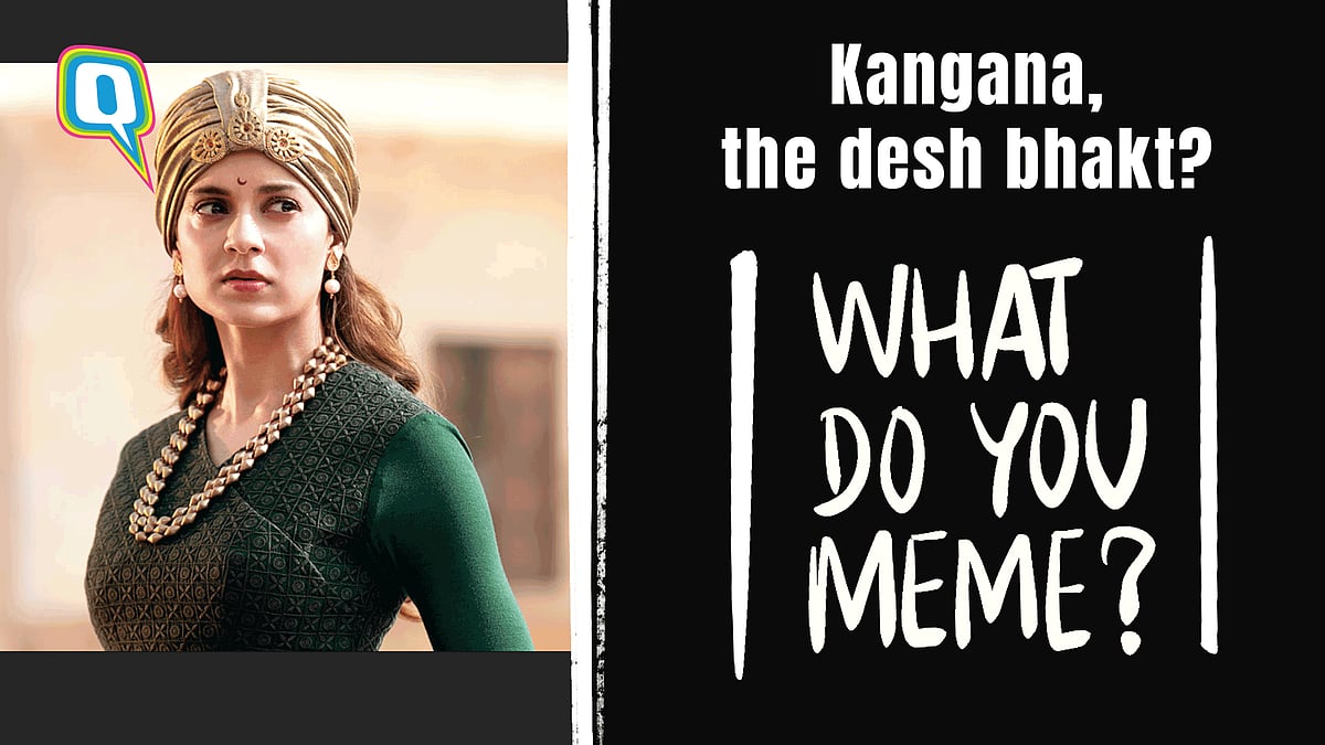 The only <i>desh bhakt</i>, Kangana Ranaut.&nbsp;