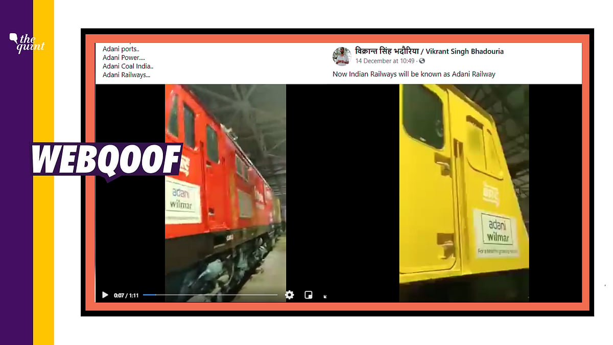 The Indian Railways had allowed brands to cover train engines in vinyl ads in 2019.