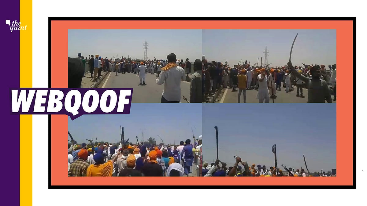 An old video of a rally in Punjab’s Beas has been falsely shared as farmers raising pro-Khalistan slogans.