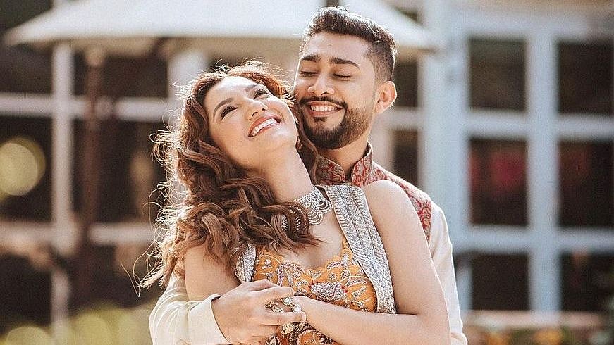 Gauahar Khan and Zaid Darbar.