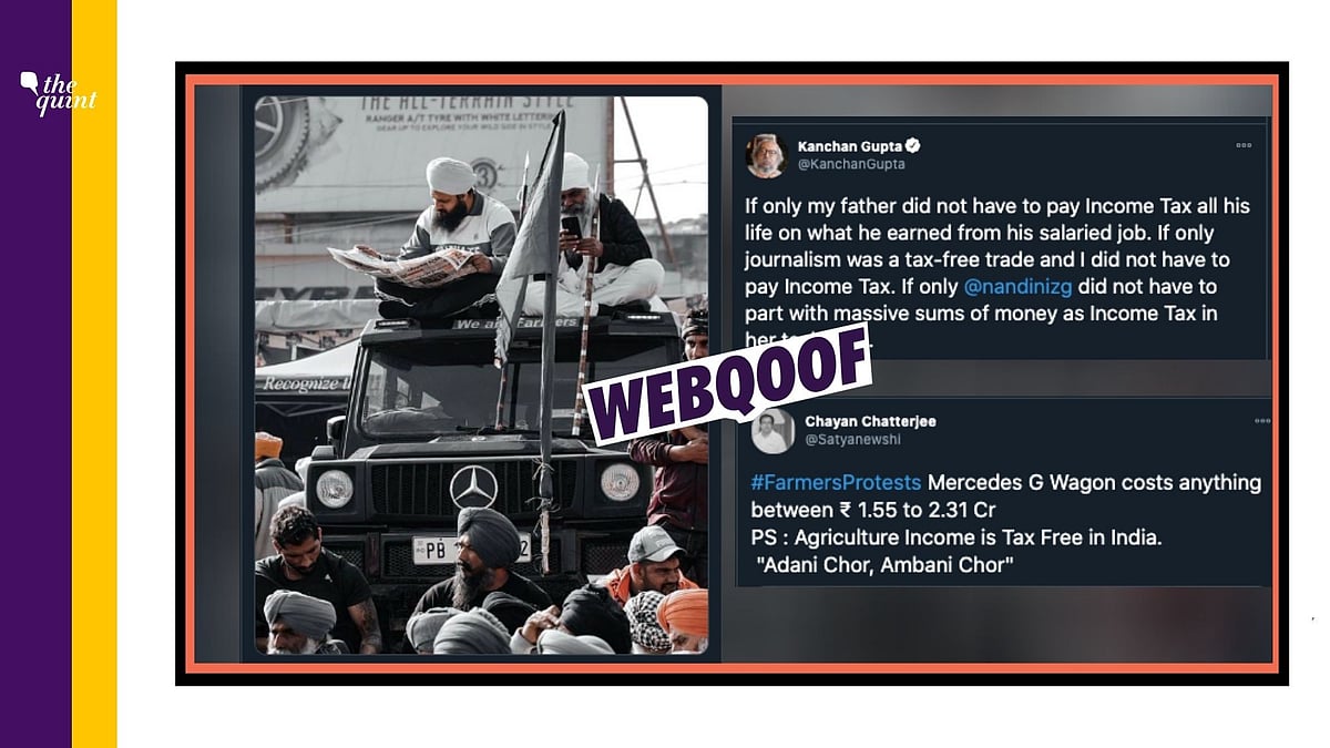 Image of protesters sitting on and around a jeep with Mercedes logo is being massively shared on social media with multiple misleading claims.