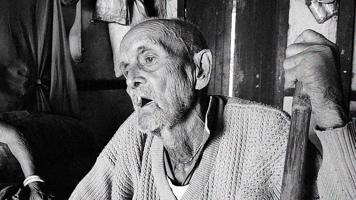 Chandradhar Das spent 3 months in a detention camp. He was 102 then. 