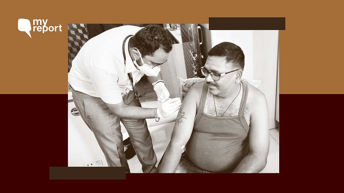 Manjunath Pujari volunteered for Bharat Biotech COVID 19 vaccine trials.&nbsp;