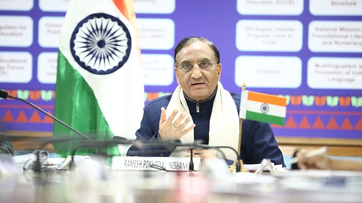 Education Minister Dr Pokhriyal is expected to discuss boards and competitive exams during his 10 am live today.
