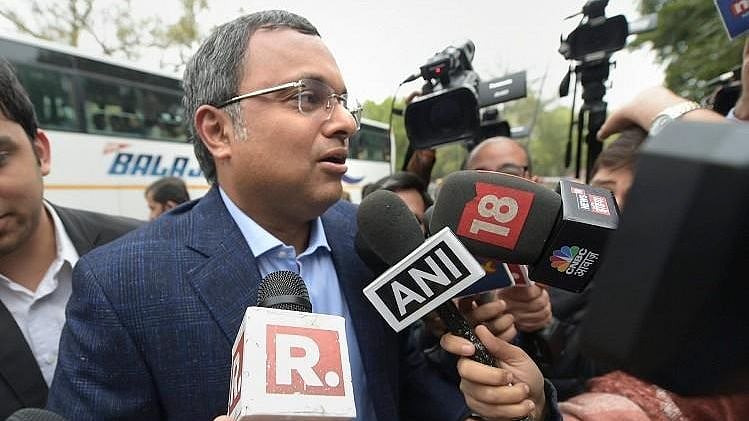 Member of Parliament (MP) and Congress party leader Karti Chidambaram