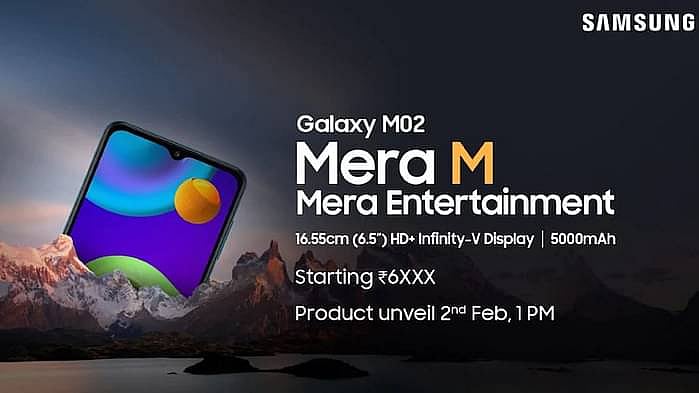 Samsung Galaxy M02.