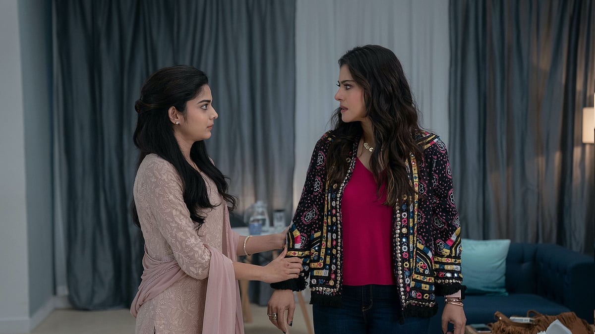 Mithila Palkar and Kajol in <i>Tribhanga.</i>