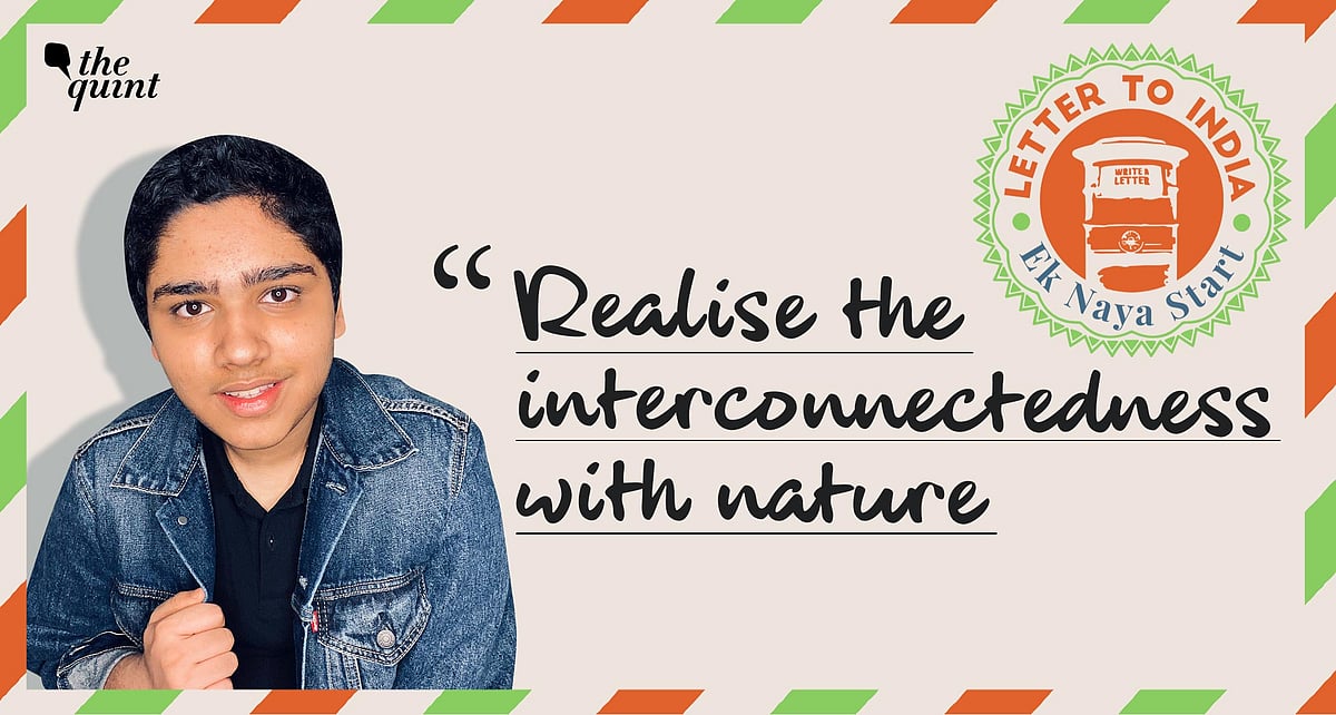 Climate change activist Aman Sharma shares how India can start afresh.