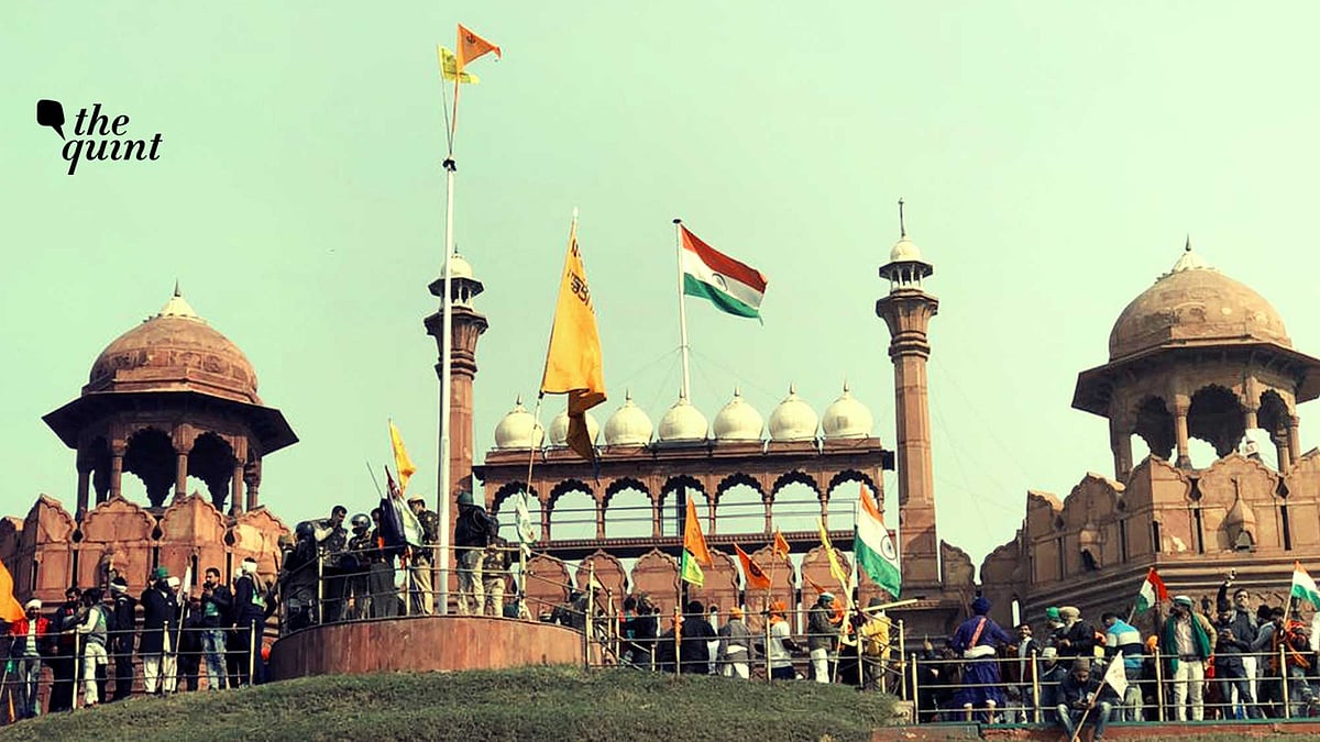 Image of the farmers’ rally deviating to Red Fort on 26 Jan 2021, used for representational purposes.