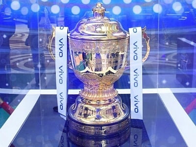 Indian Premier League (IPL) trophy. 