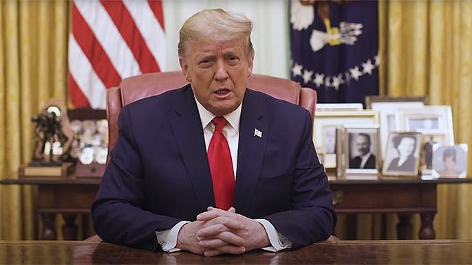 “No true supporter of mine could ever endorse political violence”, Trump said, addressing the deadly riot that took place at the US Capitol a week prior.
