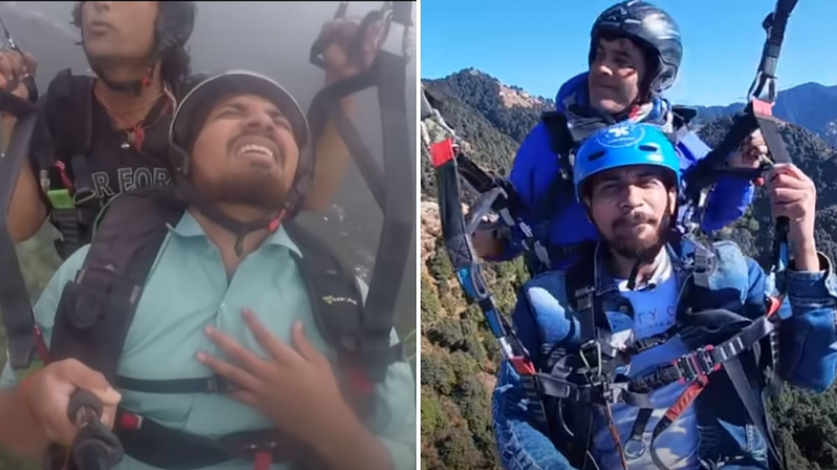 Remember The Paragliding Man Who Went Viral? He's Back