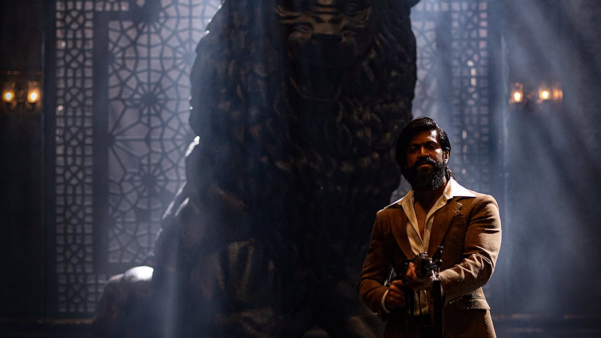 A poster of KGF 2.