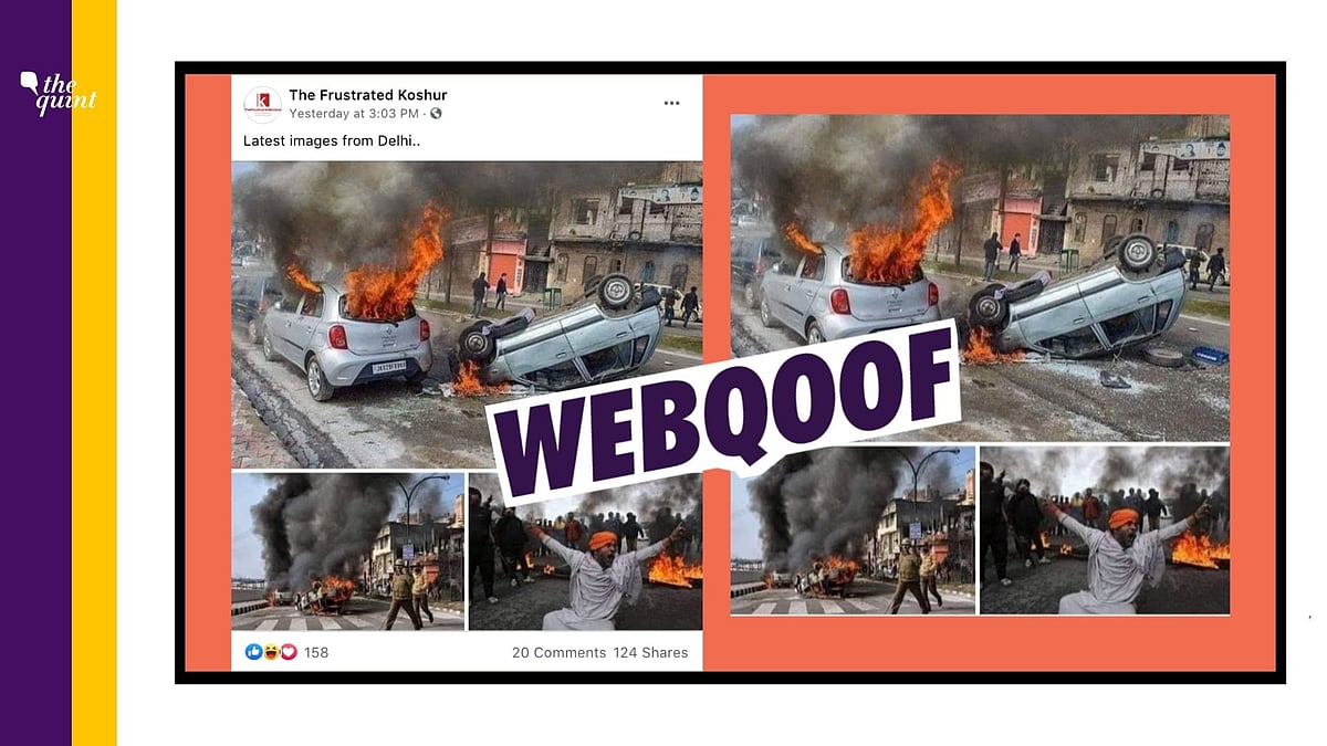 Old images from Pulwama attack were shared to falsely claim that they are recent images from Delhi.
