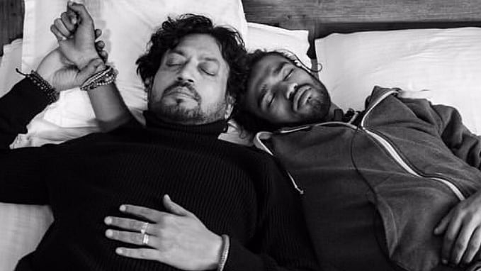 Irrfan Khan and his son Babil Khan.