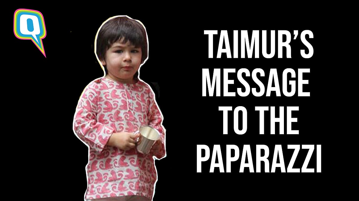 Watch: Taimur Has a Message for the Paps But Are They Listening?