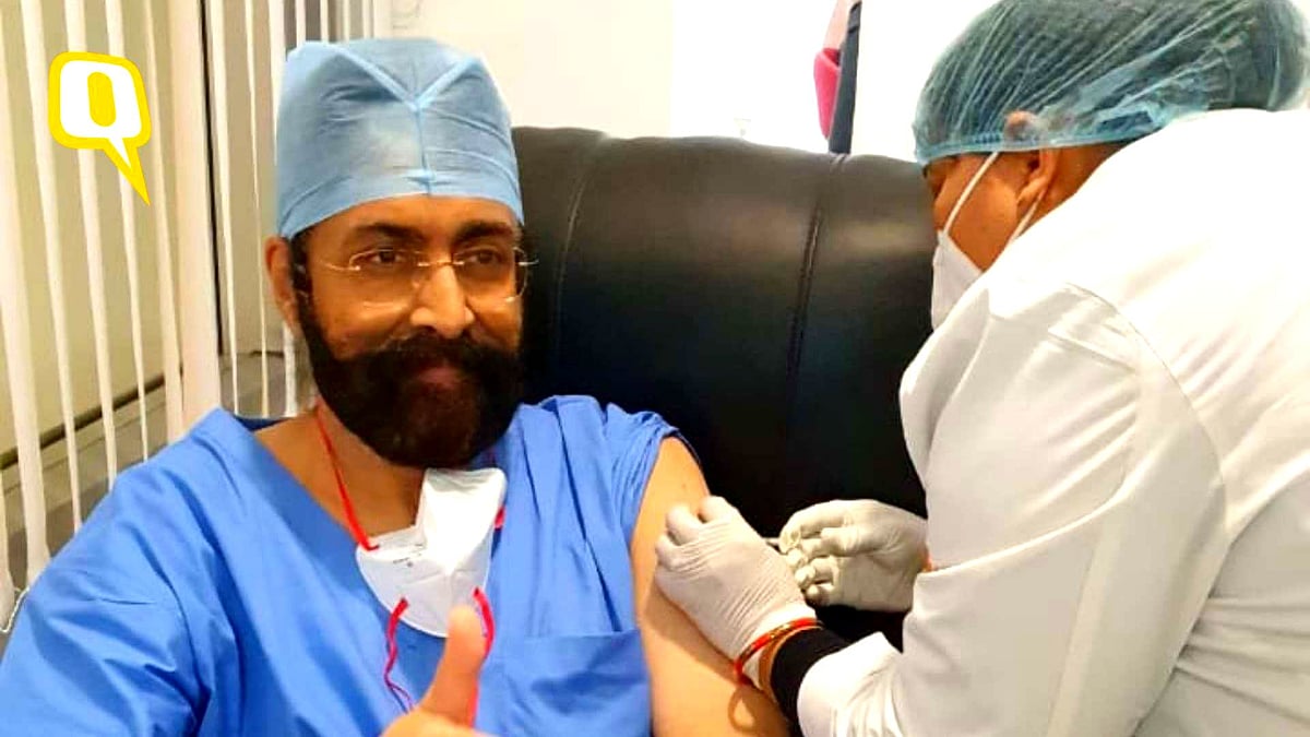 “It was smooth and painless and I am absolutely fine now,” said Dr AS Soin on his COVID-19 vaccine experience.&nbsp;