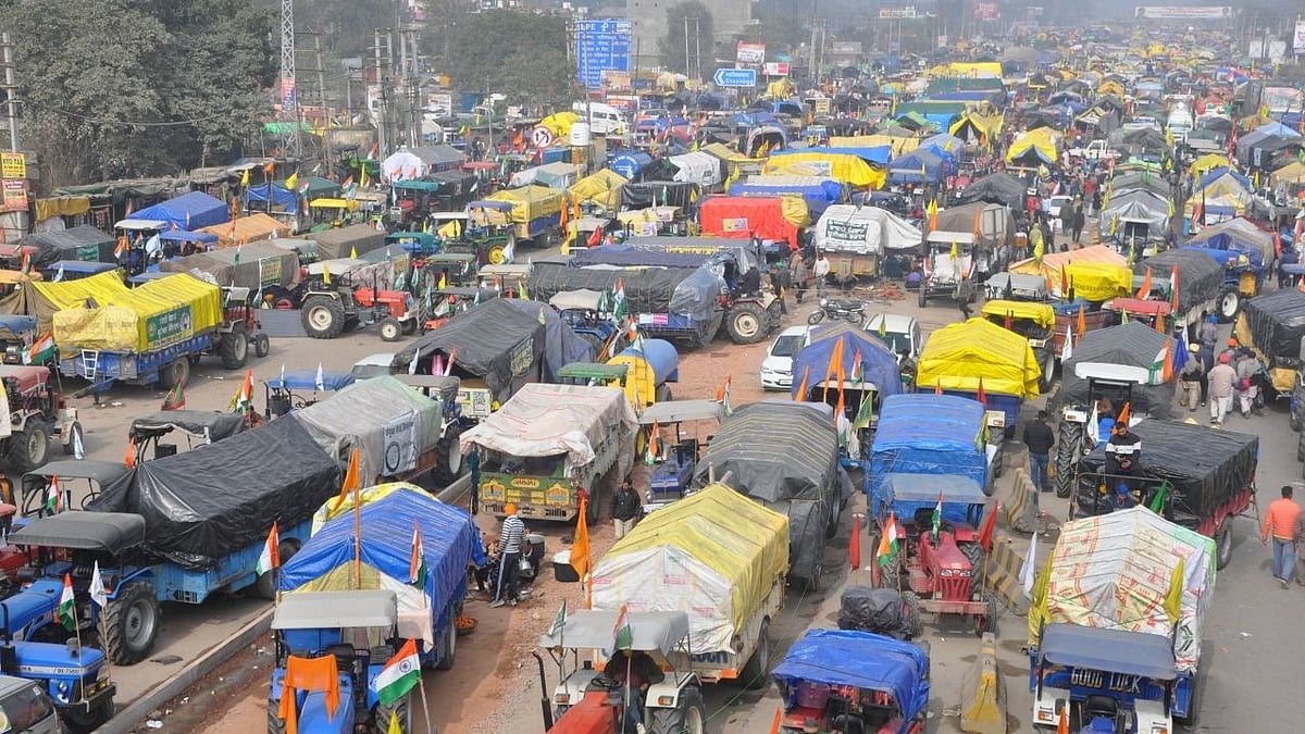 The farmers’ tractor rally marks two months of ongoing protest against the Centre’s contentious farm laws by farmers camping at the Delhi border.