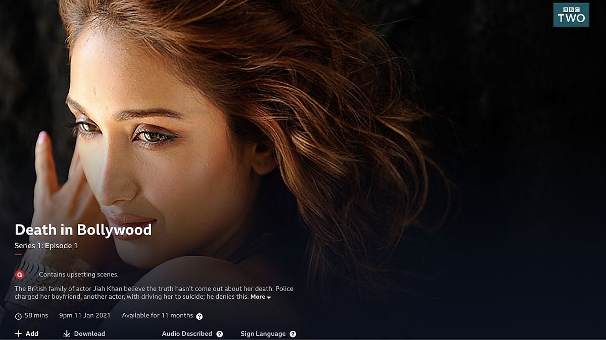 BBC has produced a 3-part series on Jiah Khan’s death.