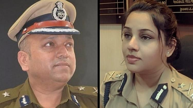 The officers D Roopa and Hemant Nimbalkar had exchanged many allegations over the Safe City project and at each other.