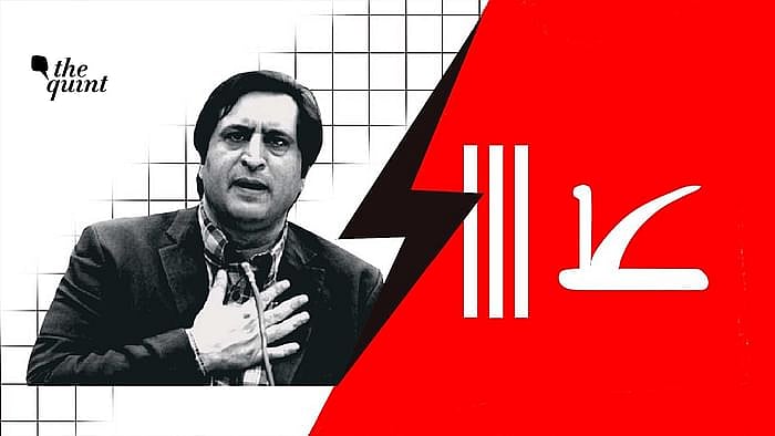 Image of Sajad Lone & PAGD (People’s Alliance for Gupkar Declaration) symbol used for representational purposes.