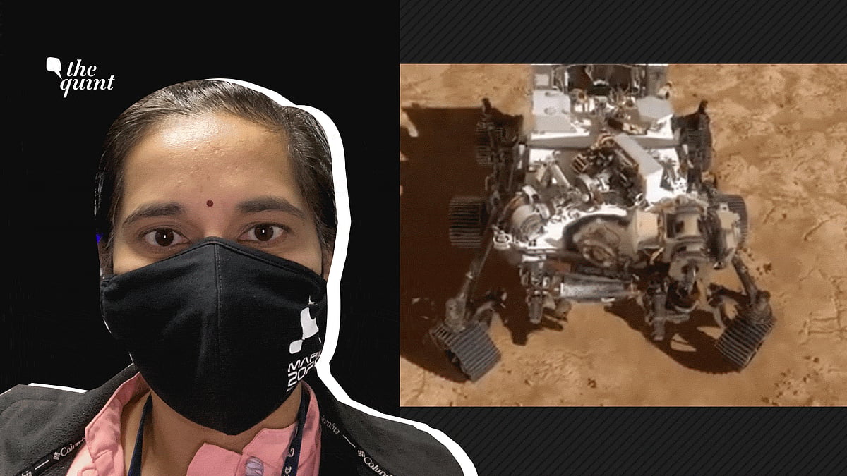 Image of Dr Swati Mohan, NASA scientist, and the Perseverance rover used for representational purposes.