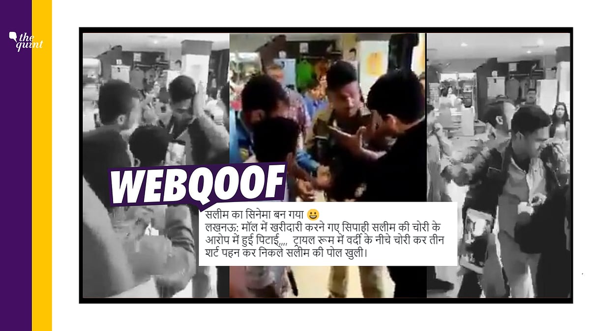 The constable in the viral video was identified as Adesh Kumar.