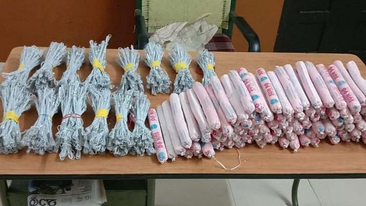 The Railway Protection Force in Kerala’s Kozhikode on Friday, 26 February seized a huge stock of explosives from a train passenger.