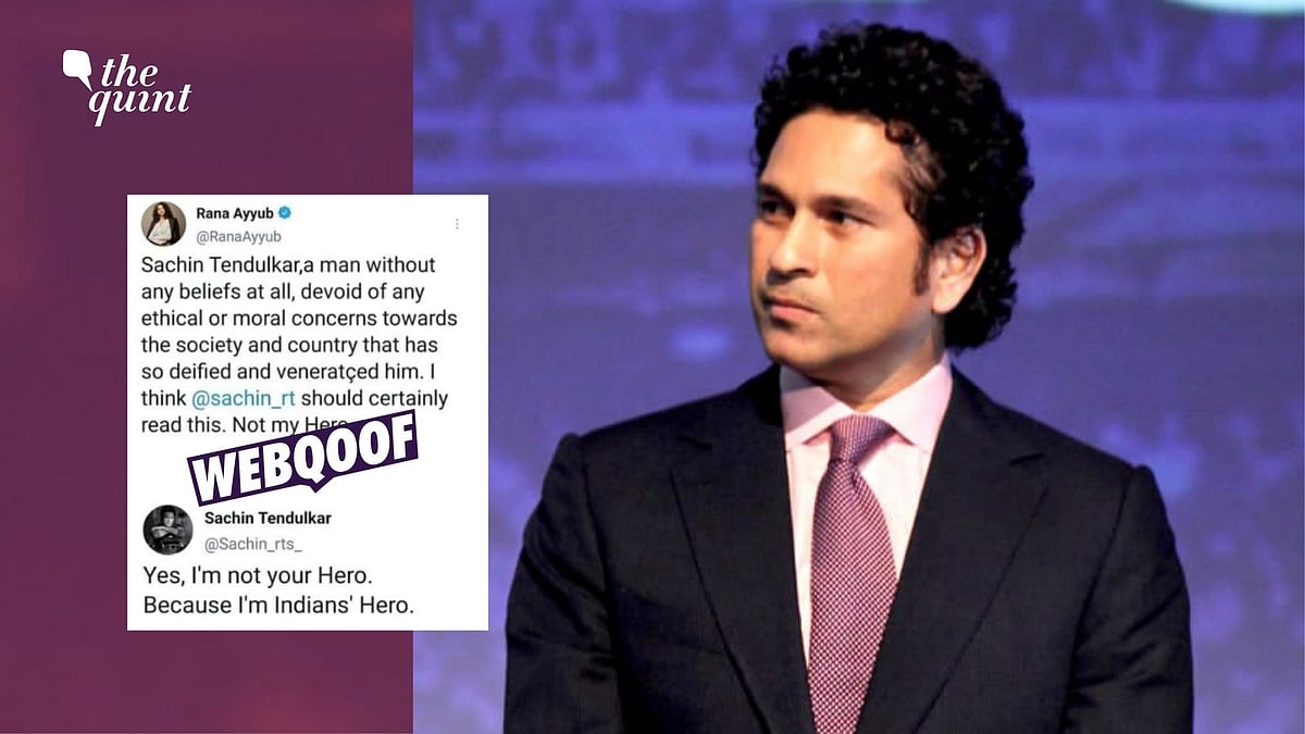 The account being referred to as Sachin Tendulkar’s is an imposter account now operating under a new username.