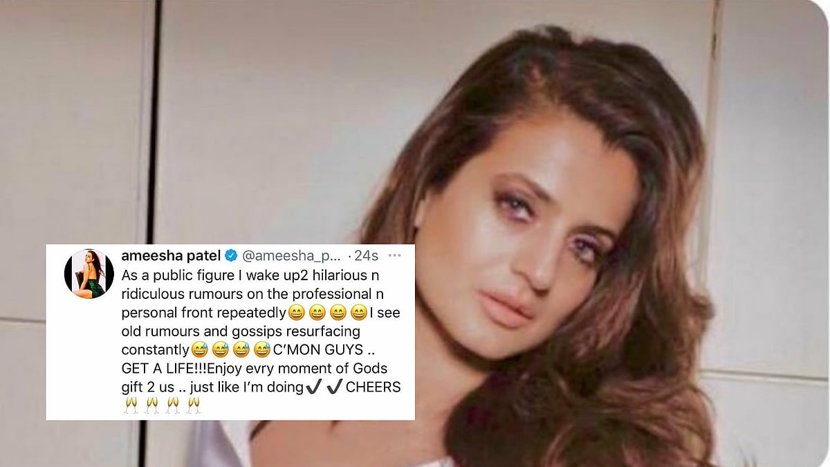 Ameesha Patel took to social media about 'ridiculous rumours' of defrauding a businessman