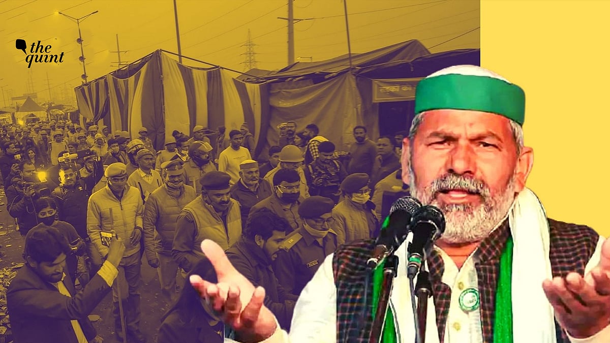 <b>The Quint </b>speaks to farmers’ leader Rakesh Tikait. Image used for representation. 