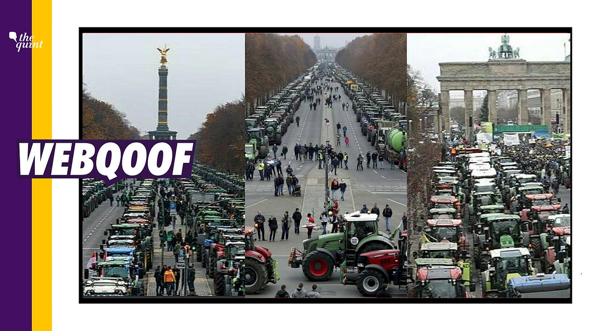 The German farmers were protesting against proposals for their country’s agricultural policies on 26 November 2019.