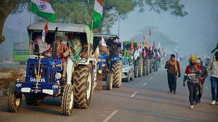 Image of 26 Jan farmers’ tractor rally in Delhi, used for representational purposes.